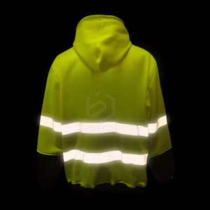 Nouveau style de sweat à capuche de sécurité à bas quantité minimale de commande de conception personnalisée sweat à capuche de sécurité de protection en gros à vendre fabriqué au Pakistan - Product Image 5