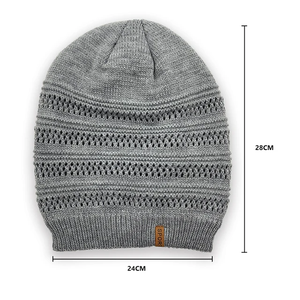 Gorro de invierno Unisex de alta calidad de punto de acrílico suave de moda bordado diseñador impreso nuevo tamaño libre para viajes - Product Image 2