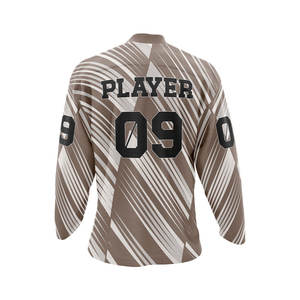 T-shirt de sport à manches longues surdimensionné personnalisé sublimé, vêtements de sport personnalisés, maillot de hockey sur glace pour hommes, maillot de football, streetwear - Product Image 6