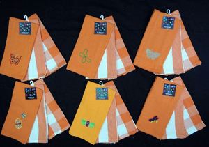 Logo personnalisé torchon de cuisine design tissu marque emballage cadeau 100% coton brodé en gros fabricant en vrac - Product Image 3