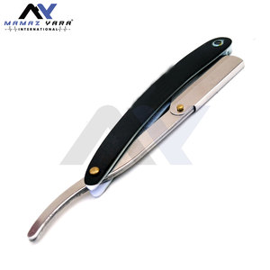 Navajas de Afeitar Rectas de Alta Calidad para Barbería, Navaja de Acero Inoxidable de Grado Profesional, Afeitado Suave, Bloqueo de Seguridad, Marca OEM - Product Image 6