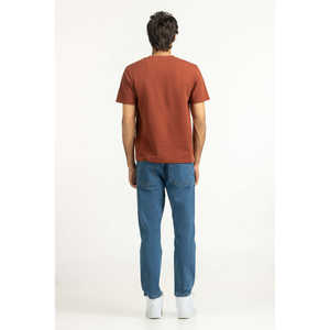 เสื้อยืดเรแลกซ์ฟิต ผ้าเจอร์ซีย์ สีพื้น รุ่น MN-TS-WS25-050 น้ำหนัก 220-300 กรัม วิธีการพิมพ์แบบซิลค์สกรีนและสกรีนพิมพ์ - Product Image 2