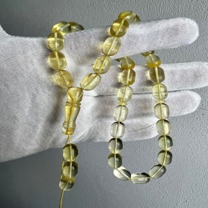 Cuentas de oración islámica de resina hechas a mano Kehribar Misbaha Natural Premium para meditación diaria curación espiritual adoración estilo Ángel - Product Image 1