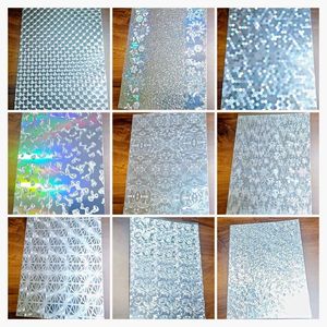 Películas de Poliéster Holográficas de Arcoíris de una Sola Cara, Duraderas, con Adhesivo Acrílico en una de las Caras para Decoración - Product Image 2