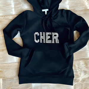 Sudadera con Capucha Personalizada Bordada de Poliéster/Nylon para Invierno, Unisex, con Pedrería, Diseño Liso y Opciones de Personalización - Product Image 6