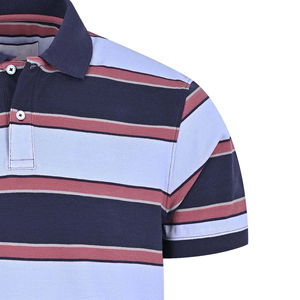 Vente à chaud de polos respirants à manches courtes et à coupe confortable pour hommes, chemises OEM personnalisées de couleur unie de longueur régulière, vente en gros - Product Image 3