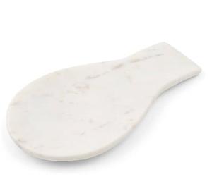 Reposacucharas de Mármol Blanco Hecho a Mano, Duradero, Moderno y Ecológico, Apto para Lavavajillas, para Uso en el Hogar y Restaurantes - Product Image 1