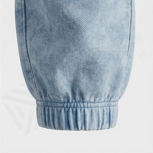 Pantalones y Pantalones de Pierna Ancha para Hombre, Estilo Urbano, Lavado Ácido, Precio de Fábrica, Logotipo Personalizado, 100% Algodón, Lavado Ácido, Premium - Product Image 6