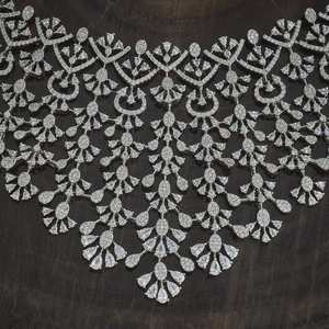 Zircon Necklace 177092 Elegant <b>Wedding</b> <b>Accessory</b> with Dazzling Zircon Stones - Product Image 3