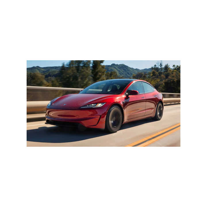 Tesla Model X with falcon-wing doors, luxury seating, and advanced tech