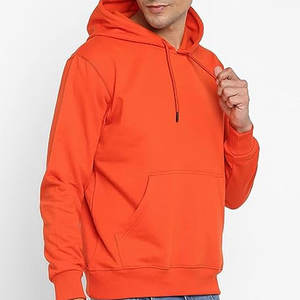 Sweat-shirt à capuche uni mexion pour homme, rouge, sweat-shirt décontracté, molleton de coton, streetwear pour impression et sublimation - Product Image 4