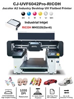 Impresora UV Plana Jucolor 6042 con Ricoh G6 de Alta Precisión de 10 Colores para Impresión de Maquetas Arquitectónicas y Decoración de Interiores
