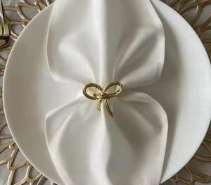 Precioso servilletero de Metal esculpido a mano con elaborado Floral perfecto para la función de ceremonia y accesorios de comedor servilletero - Product Image 5