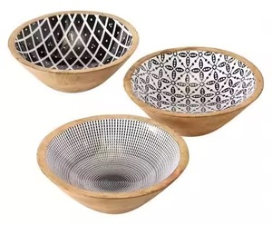 Tazón para Servir de Madera de Acacia de Alta Calidad, Construcción Duradera de Madera Dura, Grano Natural, Superficie Pulida, Ecológico, Apto para Lavavajillas - Product Image 2