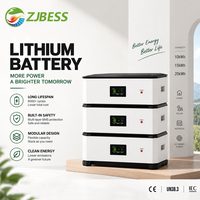 Paquete de Baterías Solares de Litio Apilables de Ciclo Profundo de 48V 51.2V 15kWh, 8000 Ciclos, 10 Años de Garantía para Almacenamiento de Energía Solar Residencial