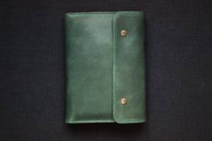 Housse de carnet A5 en cuir de luxe de haute qualité avec protection et fonctions anti-odeurs, organiseur rechargeable LNBC-0040 - Product Image 5