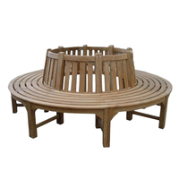 Meubles de jardin en bois de teck, design rond, banc d'arbre, Patio, jardin, chaise