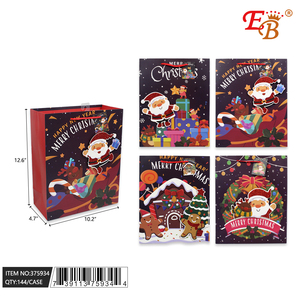 144ชิ้น/CS 10.2 "X12.6" X4.7 "ของขวัญคริสต์มาสกระเป๋าวันหยุด - Product Image 1