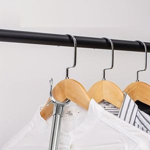 Customised Wood Clothes Hanger <b>for</b> Wardrobe Bathroom Living Room-<b>for</b> Coat Pant Suit Shirt - Product Image 6