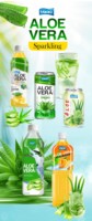 Aloë Vera Gezonde Drank Suiker Gratis Goedkope Prijs 500Ml Originele Private Label Viet Nam Fabrikant