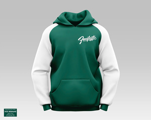 เสื้อฮู้ดดี้ปักลายสำหรับทุกเพศ ผ้าฝ้ายฟลีซหนานุ่ม 100% ทรงโอเวอร์ไซส์ สไตล์สตรีทแวร์ ผลิตในเวียดนาม - Product Image 5