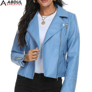 Chaquetas de Cuero de Diseño Elegante y Ajuste Delgado para Mujer, Servicio OEM, Ropa de Invierno Transpirable de la Mejor Calidad - Product Image 1
