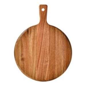 Tabla de cortar gruesa artesanal de madera que es práctica para cocinar y decorativa para fines de exhibición en la cocina - Product Image 6