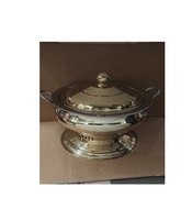 Plat de service unique en acier inoxydable, design élégant, haute qualité, capacité de 150 L, chauffage électrique/vapeur, mobile pour la restauration