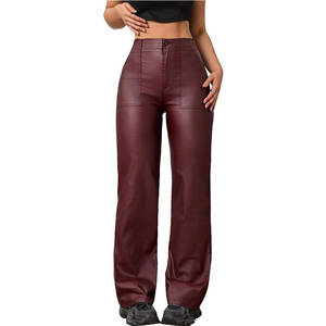 Pantalones de Cuero para Mujer Hechos en Pakistán, Cuero Suave, Material Duradero y Cómodo, Diseño Elegante para Uso en Exteriores - Product Image 1