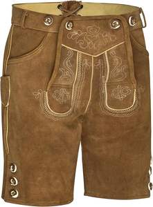 Costume d'Oktoberfest, Lederhosen bavarois, couleur marron, 2026 - Product Image 4