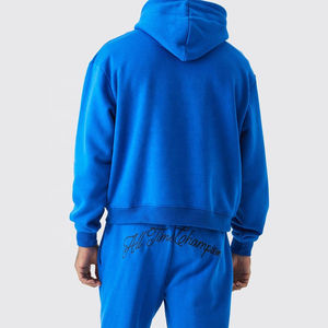 Chándales OEM al por mayor para hombre, chándales ajustados de dos piezas hechos en algodón 100%, chándales para hombre de calidad superior - Product Image 5