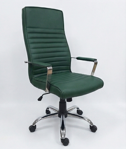 Chaise de bureau ergonomique pivotante moderne en promotion avec vérin à gaz et base chromée pour usage domestique, bureau, salle de sport, école - Vente en gros - Product Image 3