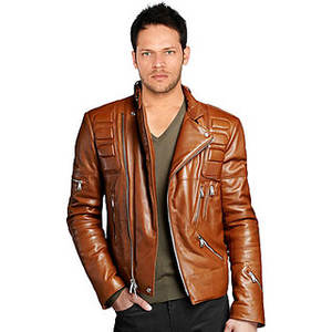 Chaqueta de cuero de Color marrón transpirable de nuevo diseño con estilo de Sudadera con capucha prendas de vestir exteriores elegantes chaquetas de invierno de cuero a prueba de viento para hombres - Product Image 2