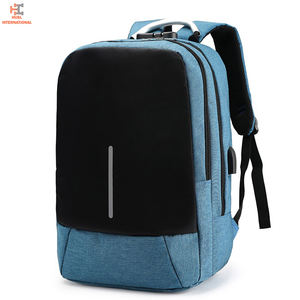 Nueva llegada personalizado impermeable hombres moda azul viaje mochila portátil mochilas para hombres - Product Image 6