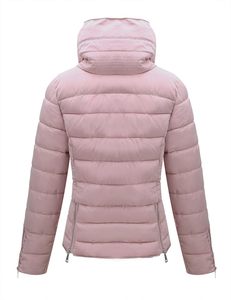 Nouveau Style femmes XL léger doudoune haute qualité chaud matelassé manteau à capuche avec col en fausse fourrure vers le bas tissu pour l'hiver - Product Image 4
