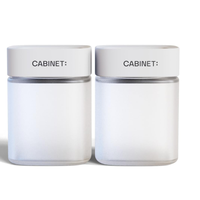 300ml Mat PP Carré Pot En Plastique Bouteille De Médecine Complément Alimentaire Sec Pot Vitamine Capsule Conteneur OEM Vietnam Usine