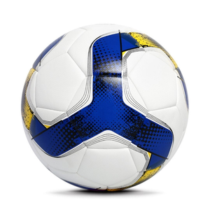 Ballon de football d'entraînement personnalisé micro-cousu en cuir PU durable, léger, pour intérieur/extérieur, école, club, entraînement, tailles 5 - Product Image 3