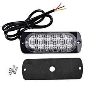 12 LED Emergency Warning <strong>Lights</strong> Amber <strong>Orange</strong> Front Flashing Strobe <strong>Light</strong> Recovery Breakdown Beacon <strong>Light</strong> Bar 12V 24V Universal - Product Image 4