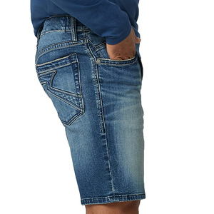 Nuevos diseños con estilo Pantalones cortos de mezclilla para hombres Precio al por mayor MOQ bajo Mejor colección de tallas grandes Muchos más colores Sólido Worested - Product Image 5