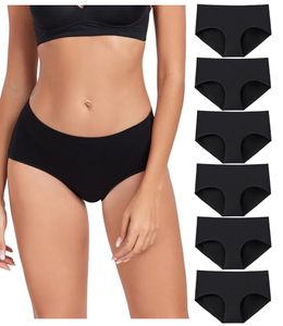 Womens Menstrual Underwear Briefs High Rise Leakproof Breathable Bamboo Panties Absorbent Period Protection Comfort Fit Soft - Product Image 1