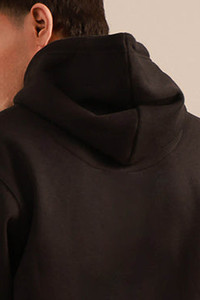 Nuevo logotipo personalizado y diseño marrón pulóver sudaderas con capucha para hombres cómodo ajuste relajado Casual sudaderas con capucha para hombres para ropa de invierno - Product Image 3