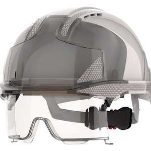 Casque de soudage industriel EVO VISTAlens à obscurcissement automatique, vision complète, blanc/fumé, ABS, EN 397 & EN 50365, JSP, avec garantie de 3 ans - Product Image 3