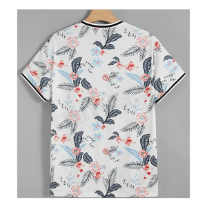 Haute qualité grande taille couleur unie à manches courtes séchage rapide hommes partout imprimé Sublimation graphique t-shirts - Product Image 6