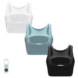 2025 nouveau Style haut moyen soutien femmes sport soutien-gorge palangre sans fil rembourré Yoga soutien-gorge entraînement Gym débardeurs en gros - Product Image 3