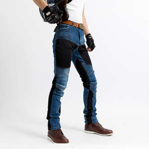 <b>Jeans</b> Racing Pant with High Elasticity Breathable & Quick Dry Design for <b>Men's</b> Motorbike Riding Comfort for <b>bikers</b> - Product Image 6