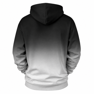 Sudadera con Capucha para Hombre, Diseño Color Block, Manga Raglán, en Blanco, Negro y Verde, de Algodón French Terry, Estilo Casual para Otoño - Product Image 2