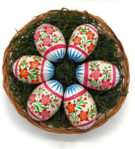 Exquisite Hand Painted Easter Eggs Kashmiri Paper Mache Art for Celebrations Party <b>Banners</b> with Touch of Charm - Product Image 4