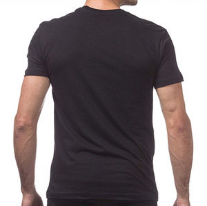 2025 nuevo 95% algodón 5% Spandex hombres Slim Fit Camisa ajustada gimnasio sublimación camiseta - Product Image 3