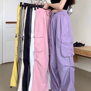Servicio OEM, Pantalones Cargo de Alta Calidad al por Mayor, Modernos y Geniales para Mujer, Pantalones Holgados, Pantalones Casuales de Pierna Ancha - Product Image 1