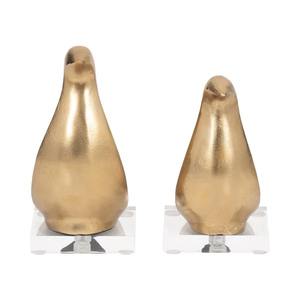 Escultura artística de gato de Metal dorado Pose de yoga Adorno de mesa elegante Acento decorativo de lujo para hogares modernos - Product Image 5